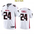 men's & youth Atlanta Falcons #24 A.J. Terrell Jr. Jersey Team Game Player White Limited Football