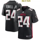 men's & youth Atlanta Falcons #24 A.J. Terrell Jr. Jersey Team Game Player Black Limited Football