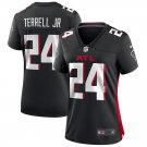 Women's Atlanta Falcons #24 A.J. Terrell Jr. Jersey Team Game Player Black Limited Football