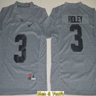 men's & youth Alabama Crimson Tide #3 Calvin Ridley Jersey Grey College Game Football