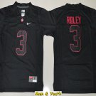men's & youth Alabama Crimson Tide #3 Calvin Ridley Jersey Black College Game Football