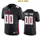 men's & youth Atlanta Falcons #00 Personalized Customized Jersey Team Game Player Black