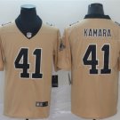 Men's New Orleans Saints #41 Alvin Kamara Jersey Gold Inverted Legend Limited Football