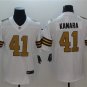 Men's New Orleans Saints #41 Alvin Kamara Jersey Team Game Player White Color Rush Limited Football