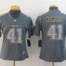 Women's New Orleans Saints #41 Alvin Kamara Jersey Gray Camo Limited Football