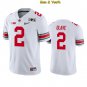 men's & youth Ohio State Buckeyes #2 Chris Olave Jersey 2021 Patch White College Game Football