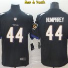 men's & youth Baltimore Ravens #44 Marlon Humphrey Jersey Team Game Player Black Limited Football