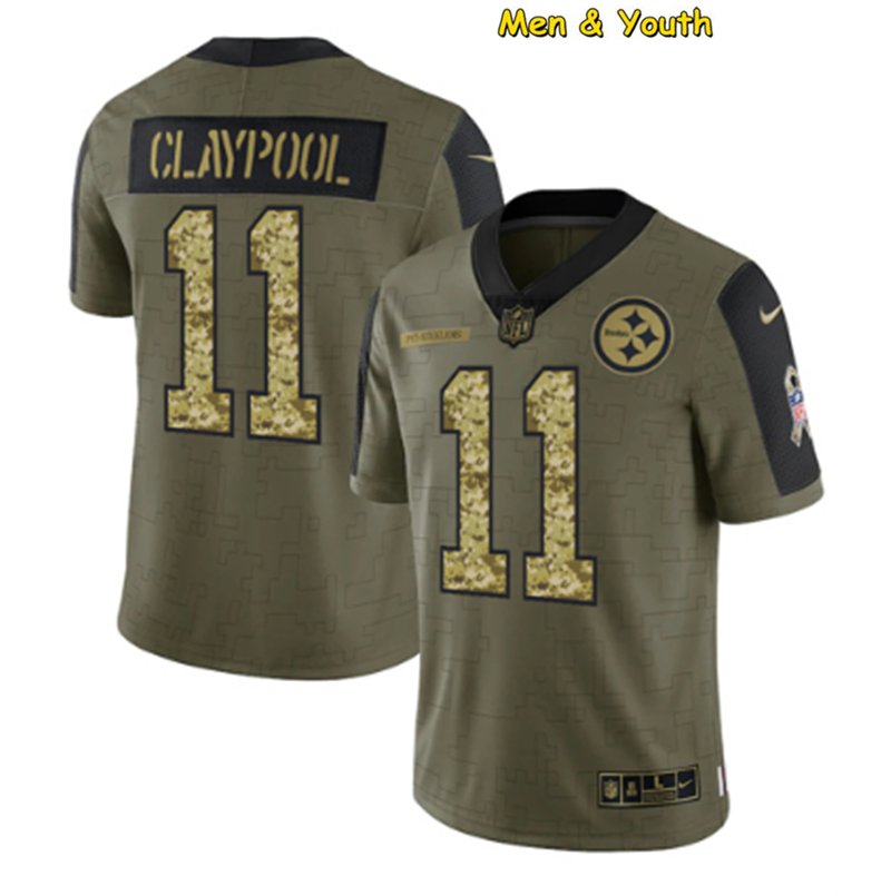 Women's Pittsburgh Steelers Chase Claypool #11 Alternate Game Jersey