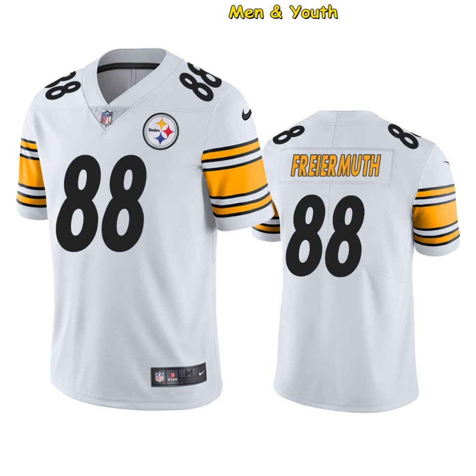 Nike Men's Pittsburgh Steelers Pat Freiermuth #88 Game Jersey - Black - S Each