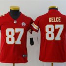 Youth,kids Kansas City Chiefs #87 Travis Kelce Jersey Team Game Player Red Limited Football