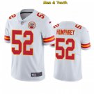 men's & youth Kansas City Chiefs #52 Creed Humphrey Jersey Team Game Player White Limited Football