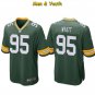 men's & youth Green Bay Packers #95 Devonte Wyatt Jersey Team Game Player Green Limited Football