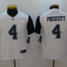 Youth,kids Dallas Cowboys #4 Dak Prescott Jersey Team Game Player White Color Rush Limited Football