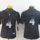 Women's Dallas Cowboys #4 Dak Prescott Jersey Black Arch Smoke Limited Football