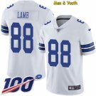 men's & youth Dallas Cowboys #88 CeeDee Lamb Jersey 100th Season White Limited Football