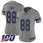 Women's Dallas Cowboys #88 CeeDee Lamb Jersey 100th Season Gray Inverted Legend Football