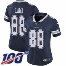 Women's Dallas Cowboys #88 CeeDee Lamb Jersey 100th Season Navy Limited Football