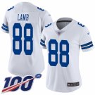 Women's Dallas Cowboys #88 CeeDee Lamb Jersey 100th Season White Limited Football
