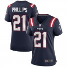 Women's New England Patriots #21 Adrian Phillips Jersey Team Game Player Navy Limited Football
