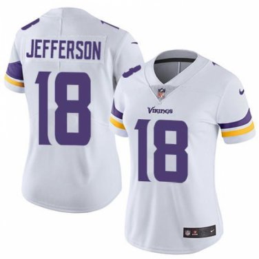 Nike Men's Minnesota Vikings Justin Jefferson #18 White Game Jersey