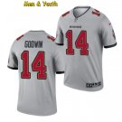 men's & youth Tampa Bay Buccaneers #14 Chris Godwin Jersey Gray Inverted Legend Limited Football