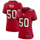 Women's Tampa Bay Buccaneers #50 Vita Vea Jersey Team Game Player Red Limited Football