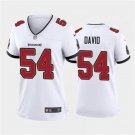 Women's Tampa Bay Buccaneers #54 Lavonte David Jersey Team Game Player White Limited Football