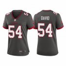 Women's Tampa Bay Buccaneers #54 Lavonte David Jersey Team Game Player Pewter Limited Football