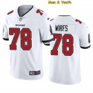 men's & youth Tampa Bay Buccaneers #78 Tristan Wirfs Jersey Team Game Player White Limited Football