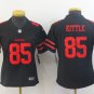 Women's San Francisco 49ers #85 George Kittle Jersey Team Game Player Black Limited Football