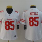 Women's San Francisco 49ers #85 George Kittle Jersey Team Game Player White Limited Football
