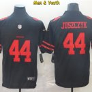 men's & youth #44 Kyle Juszczyk Jersey Team Game Player Black Limited Football