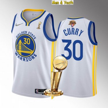 Youth Golden State Warriors #30 Stephen Curry White 2019 All-Star