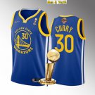men's & youth #30 Stephen Curry Jersey Royal 2022 Finals Champions Swingman Basketball