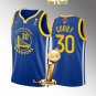 men's & youth #30 Stephen Curry Jersey Royal 2022 Finals Champions Swingman Basketball