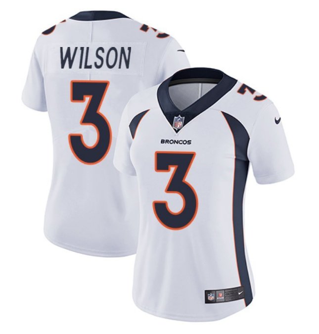 Women's Football Team Uniform 3 Russell Wilson Jerseys Player Game