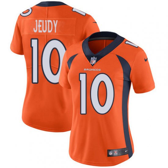 Women's Football Team Uniform #10 Jerry Jeudy Jerseys Player Game ...