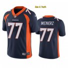 men's & youth Football Team Uniform #77 Quinn Meinerz Jerseys Player Game Navy Shirts