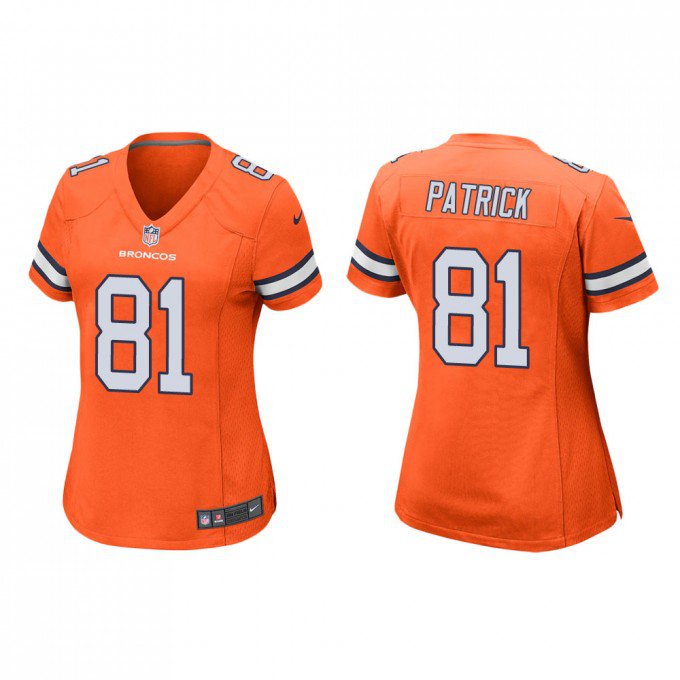 Women's Football Team Uniform #81 Tim Patrick Jerseys Player Game ...