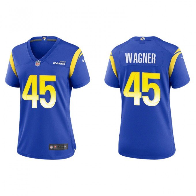 Women's Football Team Uniform 45 Bobby Wagner Jerseys Player Game Royal League Shirts