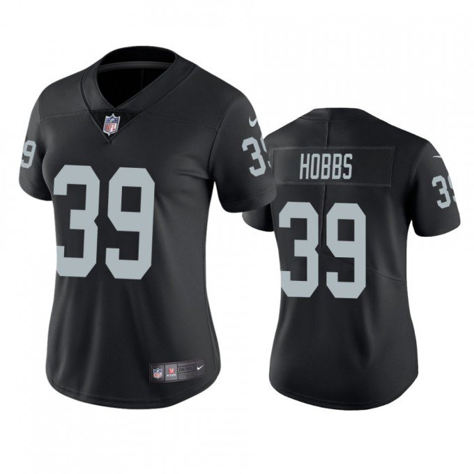 Women's Football Team Uniform #39 Nate Hobbs Jerseys Player Game Black ...