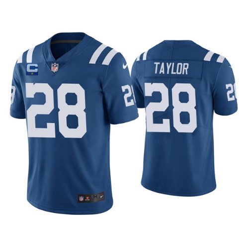 men's & youth Football Team Uniform #28 Jonathan Taylor Jerseys Player ...