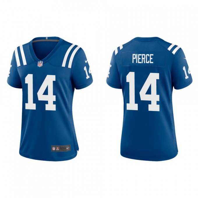 Women's Football Team Uniform #14 Alec Pierce Jerseys Player Game Royal League Shirts