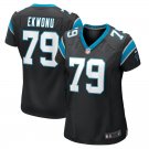 Women's Football Team Uniform #79 Ikem Ekwonu Jerseys Player Game Black Lady League Shirts
