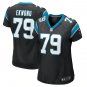 Women's Football Team Uniform #79 Ikem Ekwonu Jerseys Player Game Black Lady League Shirts