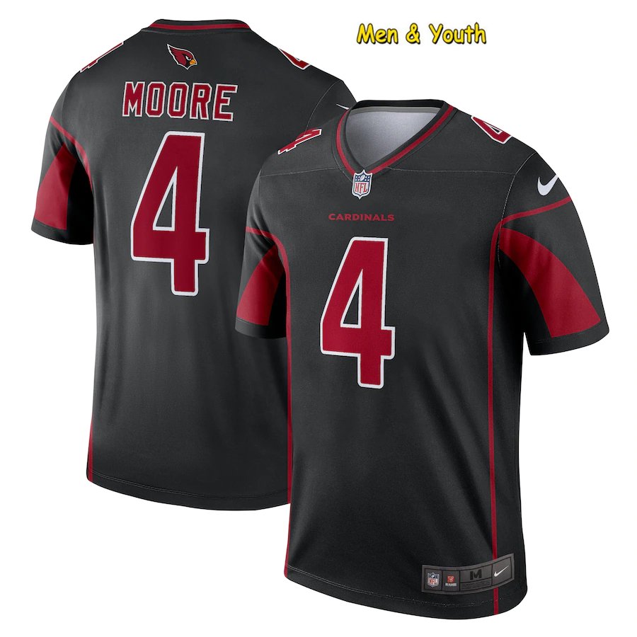 men's & youth Football Team Uniform #4 Rondale Moore Jerseys Player ...