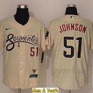 men's & youth Baseball Team Uniform #51 Randy Johnson Jerseys Gold City Connect League Shirts