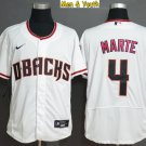 men's & youth Baseball Team Uniform #4 Ketel Marte Jerseys White Flexbase League Shirts