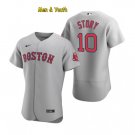 men's & youth Baseball Team Uniform #10 Trevor Story Jerseys Gray FlexBase League Shirts