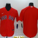 men's & youth Baseball Team Uniform Boston Red Sox Blank Jerseys Red CoolBase League Shirts